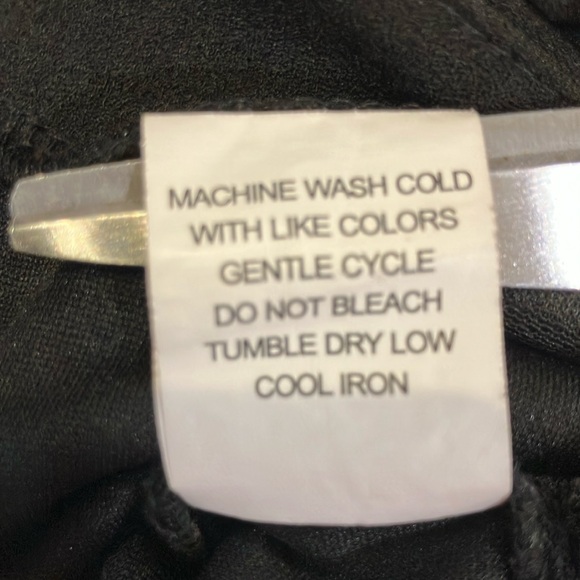 Moa Moa Black Sleeveless lace tie metal Bustier Crop Top corset - Picture 6 of 6